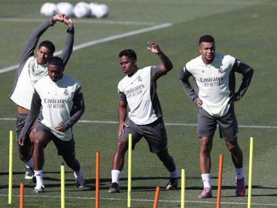 Entrenamiento del Real Madrid