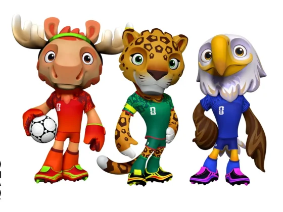 Mascotas del Mundial 2026: Maple, Zayu y Clutch. FIFA.