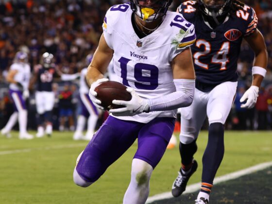 Los Chicago Bears se desploman en el último cuarto ante Minnesota