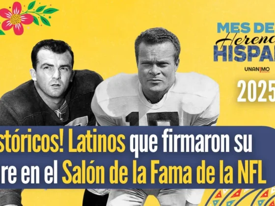 Latinos históricos en el Salón de la Fama de la NFL – Mes de la Herencia Hispana 2025