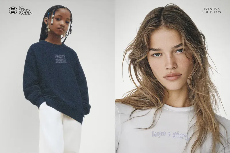 El Como Women lanza su línea de moda diseñada por IA El FC Como Women lanzó su línea de ropa diseñada por IA. Foto; Mercury13