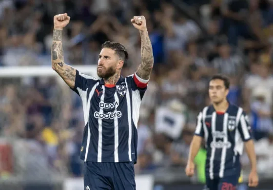 Sergio Ramos festeja victoria de Monterrey