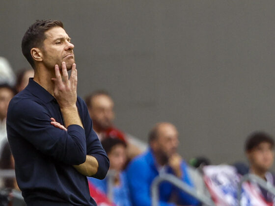 Xabi Alonso, entrenador del Real Madrid. EFE/Sergio Pérez