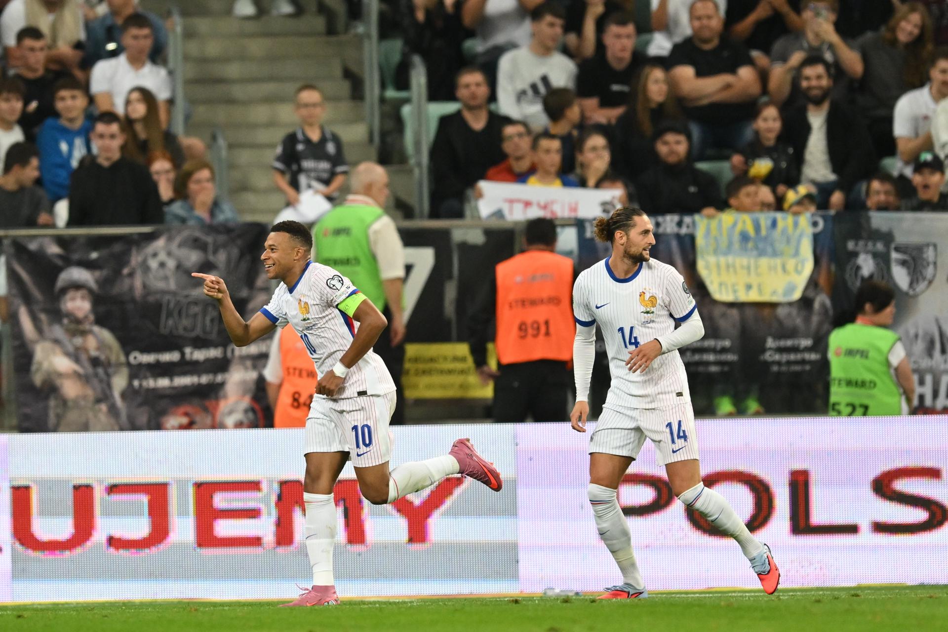 Ucrania 0-2 Francia: resumen, goles y estadísticas EFE/EPA/Maciej Kulczynski