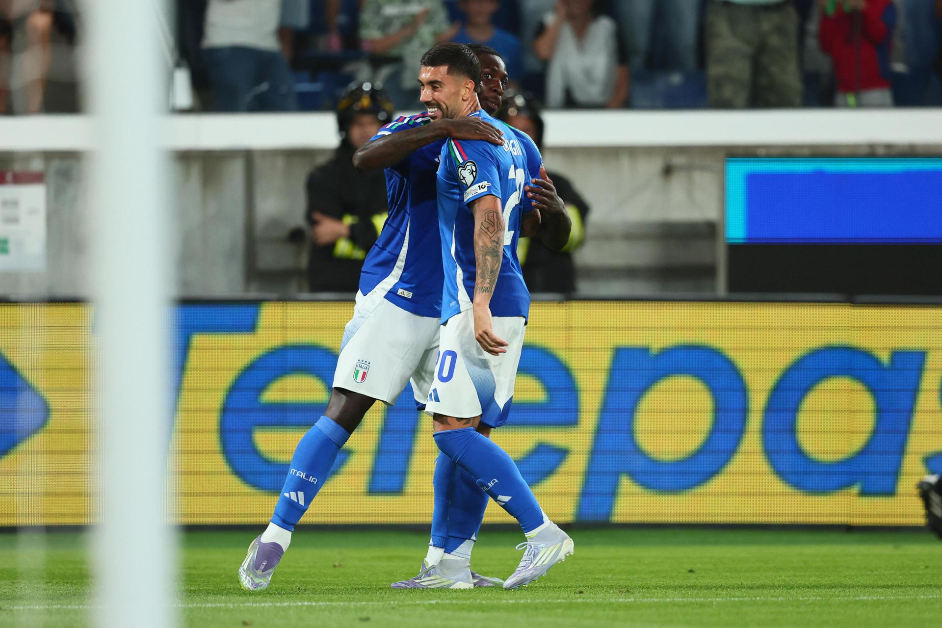 Italia 5-0 Estonia: resumen, goles y estadísticas Moise Kean celebra el 1-0. EFE/EPA/MICHELE MARAVIGLIA