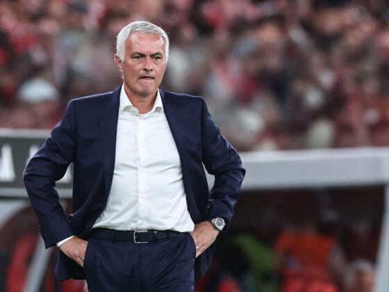 El entrenador del Benfica Jose Mourinho en Da Luz Stadium, en Lisboa. EFE/EPA/ANTONIO COTRIM