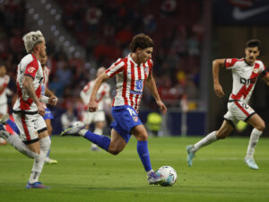 Julián Álvarez, en el último partido contra el Rayo. EFE/Juanjo Martín