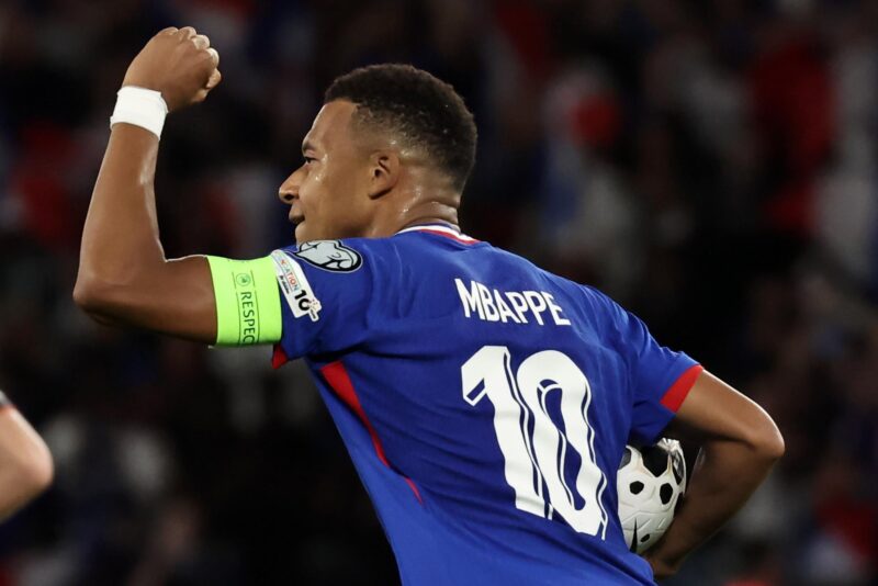 Kylian Mbappé, delantero de la selección francesa