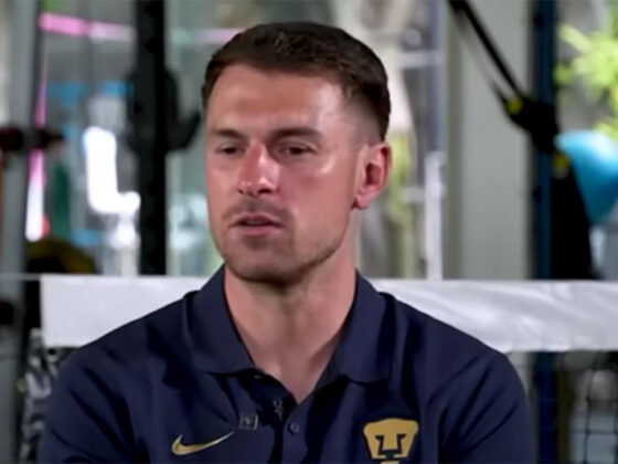 Aaron Ramsey, jugador de los Pumas de la UNAM