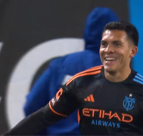 MLS: Alonso Martínez da ventaja al New York City contra Charlotte Alonso Martínez (Captura de pantalla YouTube MLS)