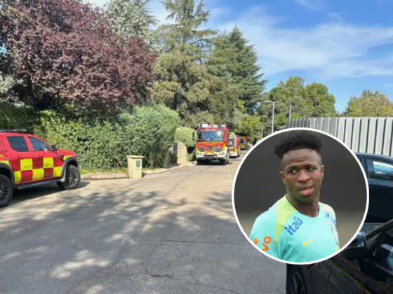 Incendio en la casa de Vinicius. Captura de pantalla.