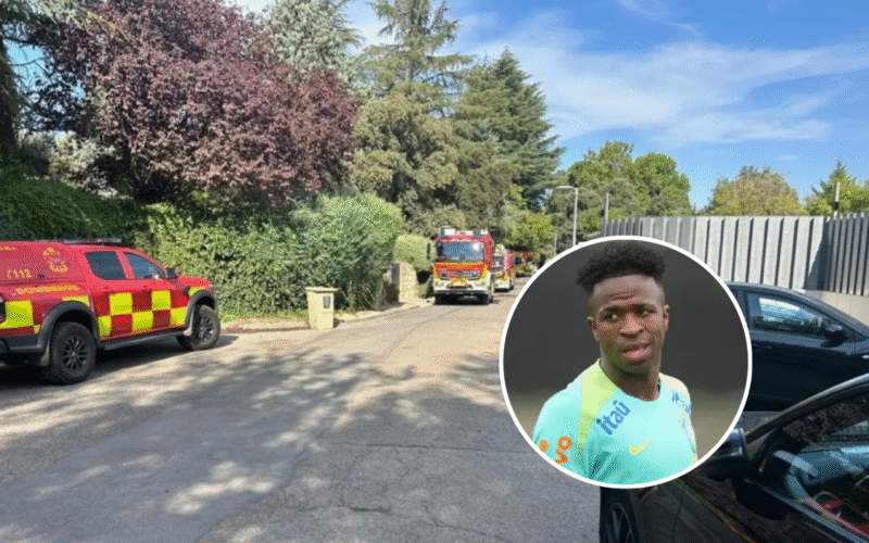 Incendio en la casa de Vinicius. Captura de pantalla.