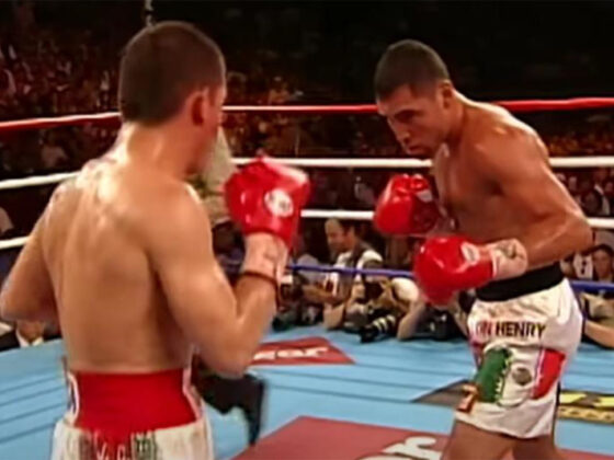 Julio César Chávez y Óscar de la Hoya