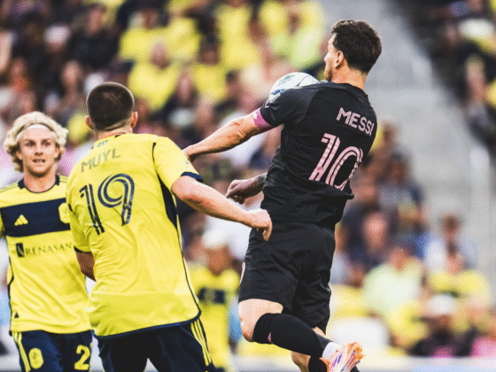 Lionel Messi en el partido entre Inter Miami y Nashville. / Instagram: @intermiamicf