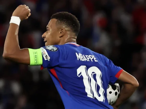 Kylian Mbappé, delantero de la selección francesa