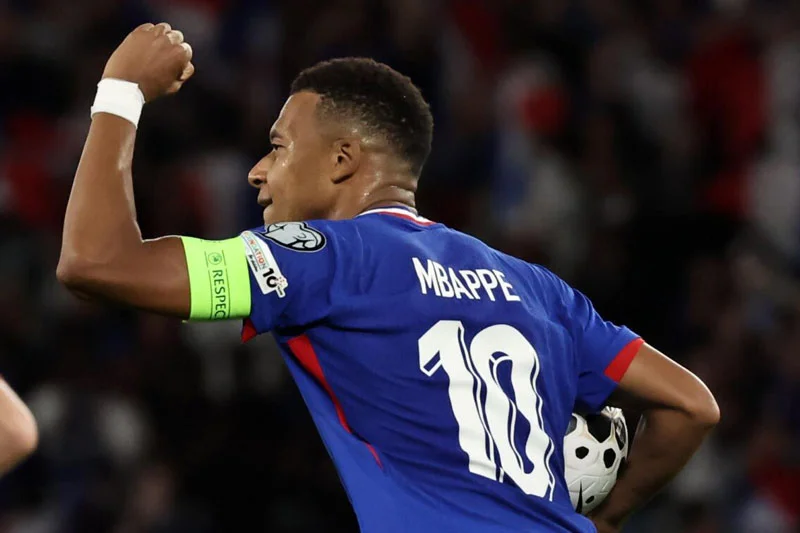 Kylian Mbappé, delantero de la selección francesa