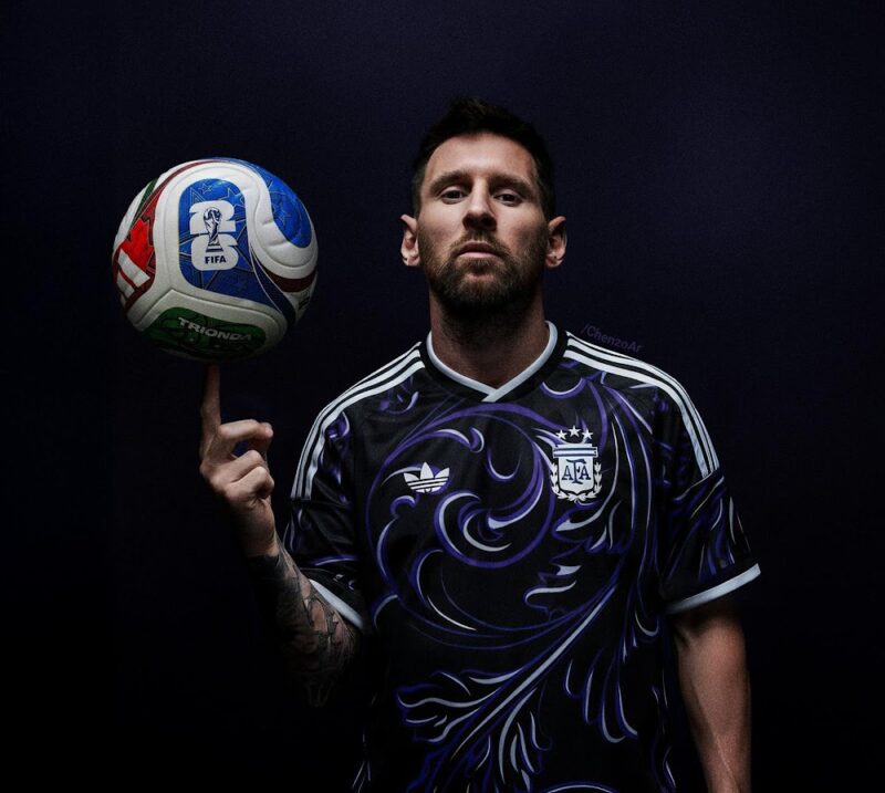 Camiseta filtrada de Argentina para el Mundial 2026. / Footy Headlines.