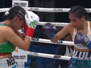 Lourdes Juárez ante Nery Plata. Captura de pantalla.