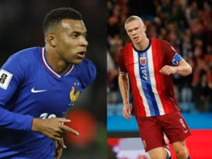 Kylian Mbappé y Erling Haaland