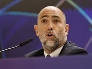 La Lazio agrava la situación de la Juventus: Igor Tudor despedido El entrenador del Juventus, Igor Tudor, ofrece una rueda de prensa este martes en la víspera del partido de Liga de Campeones ante el Real Madrid. EFE/ Sergio Perez