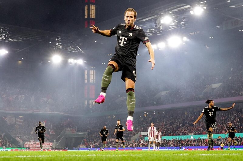 Bayern avanza en la Copa con goles de Luis Díaz y Harry Kane El jugado del Bayern Harry Kane (C) celebra el 2-1 durante el partido de la DFB Cup que han jugado FC Cologne y Bayern Munich, en Colonia, Alemania. EFE/EPA/CHRISTOPHER NEUNDORF