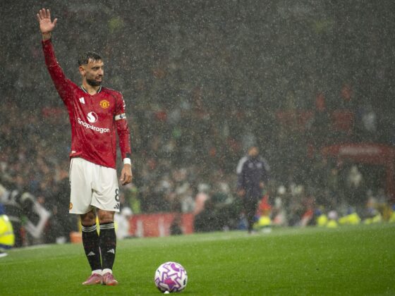 Bruno Fernandes, en una foto de archivo. EFE/EPA/PETER POWELL.