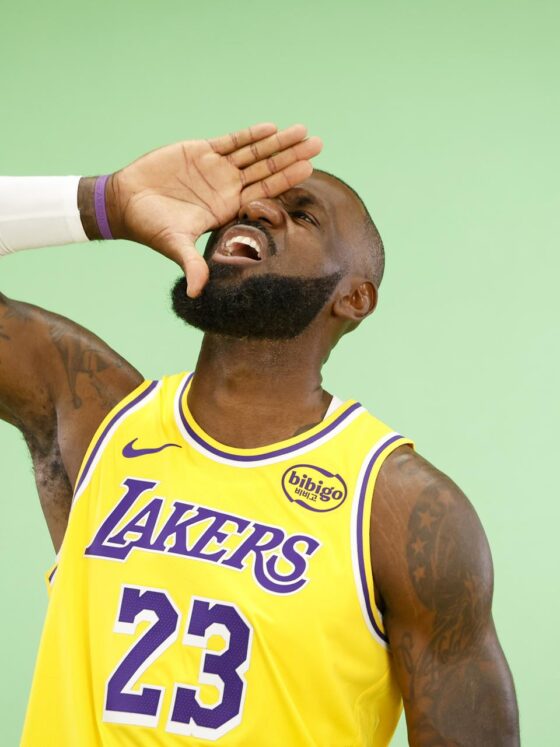 LeBron James, jugador de Los Angeles Lakers de la NBA. EFE/EPA/CAROLINE BREHMAN SHUTTERSTOCK OUT