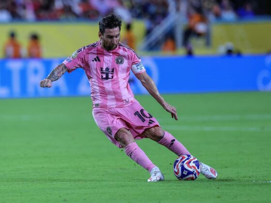 Fotografía hecha a Lionel Messi el 15 de junio de 2025 durante la participación del Inter Miami en el Mundial de Clubes de la FIFA.EFE/EPA/CRISTOBAL HERRERA-ULASHKEVICH