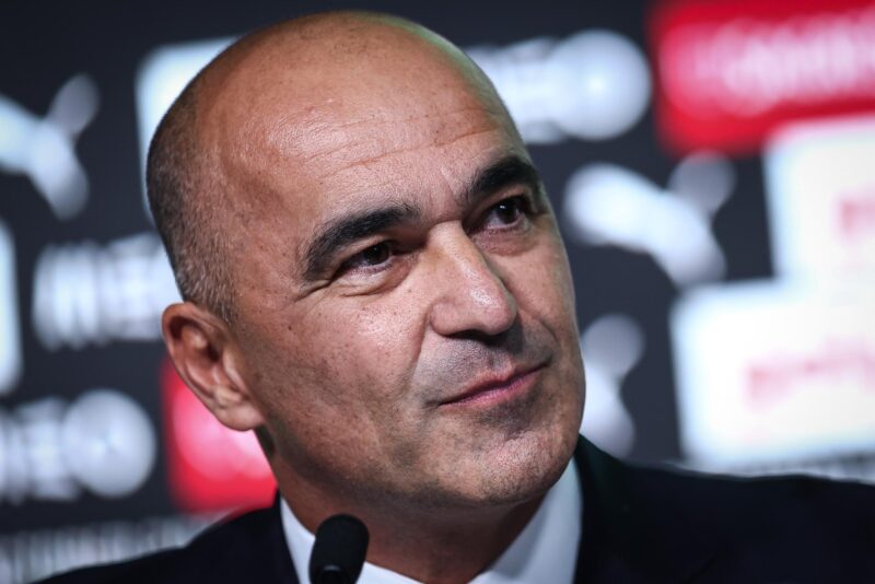 El seleccionador del equipo portugués, el español Roberto Martínez, declaró que Portugal tiene la misión de ganar el Mundial por Diogo Jota. EFE/EPA/RODRIGO ANTUNES
