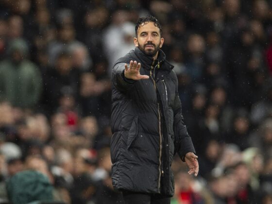 El portugués Ruben Amorim, entrenador del Manchester United. EFE/EPA/PETER POWELL SOLO USO EDITORIAL