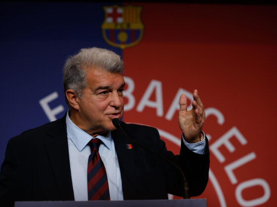 El presidente del FC Barcelona, Joan Laporta. EFE/ Alberto Estevez