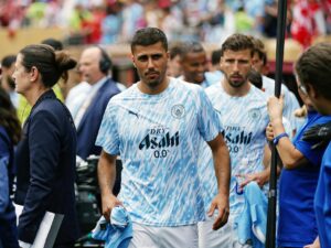 El futbolista del Manchester City Rodri Hernández. EFE/EPA/WILL OLIVER/Archivo