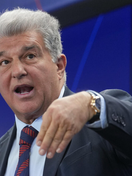 Joan Laporta, presidente del FC Barcelona. EFE/Enric Fontcuberta