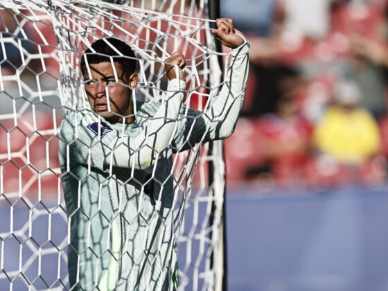 Oswaldo Virgen de México reacciona en un partido de la Copa Mundial Sub-20. EFE/ Osvaldo Villarroel