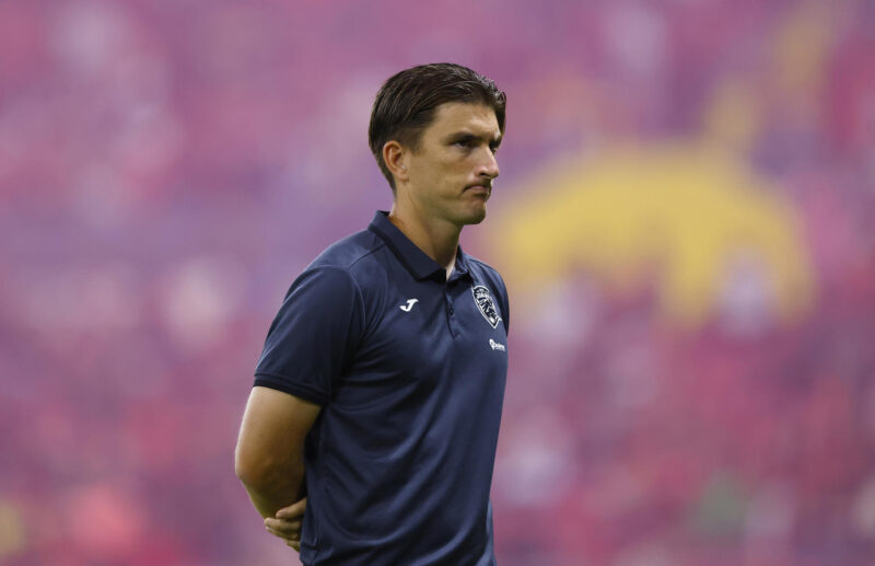 Martín Varini manda mensaje: "No le tenemos miedo al Toluca" El técnico de Juárez FC, Martin Varini, reacciona durante un partido entre Atlas vs Juárez FC este viernes, en el estadio Jalisco, en Guadalajara (México). EFE/Francisco Guasco