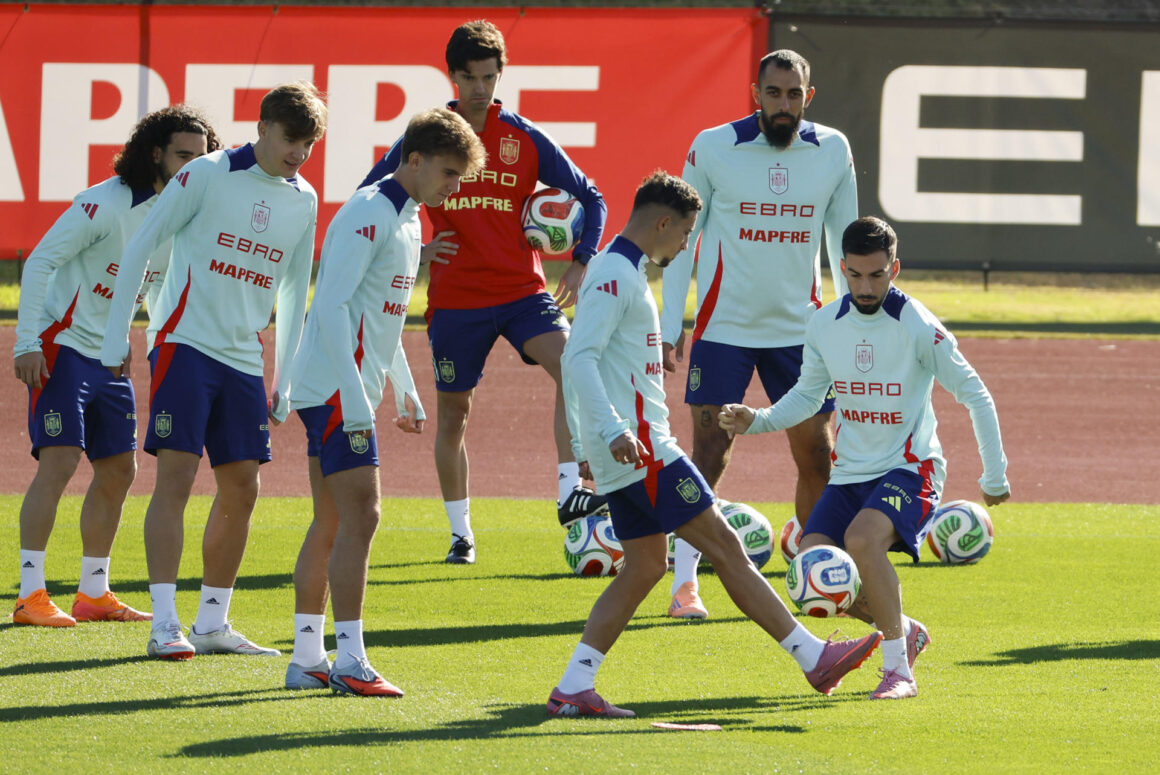 Entrenamiento de la selección de España