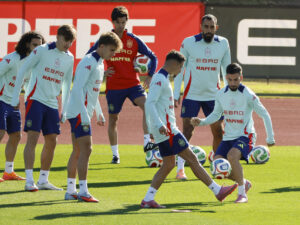 Entrenamiento de la selección de España