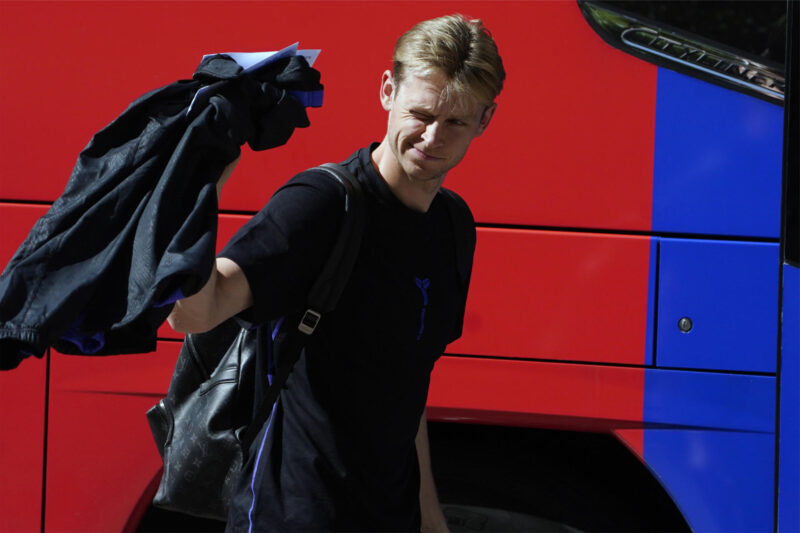 El centrocampista Frenkie de Jongen foto de archivo de Paco Paredes. EFE