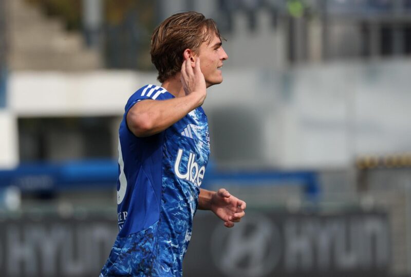 Nico Paz, durante el duelo ante el Juventus. EFE/EPA/Roberto Bregani