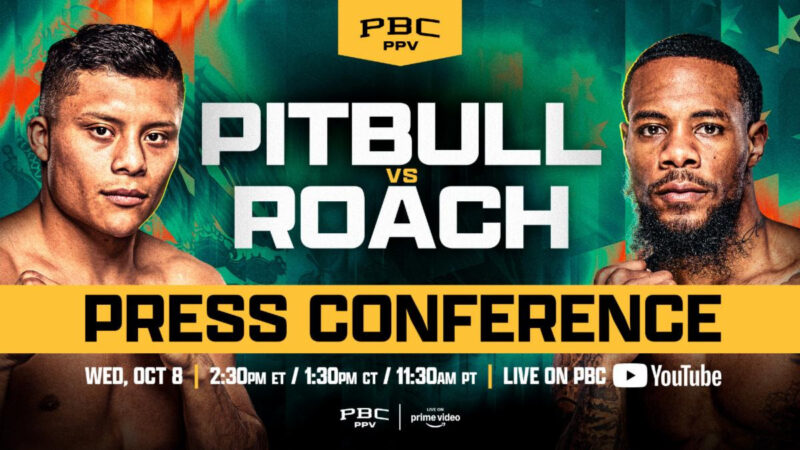 Rueda de prensa de Isaac "Pitbull" Cruz y Lamont Roach Jr. / PBC