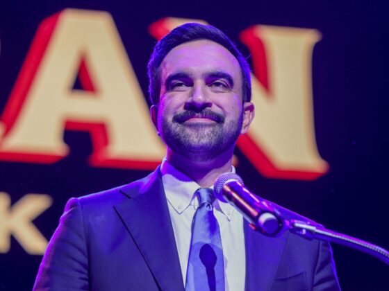 El alcalde electo de la ciudad de Nueva York, Zohran Mamdani, fue captado el pasado 5 de noviembre, durante la proclamación de su triunfo en las elecciones locales, en el distrito de Brooklyn, en Nueva York (NY, EE.UU.) EFE/Sarah Yenesel