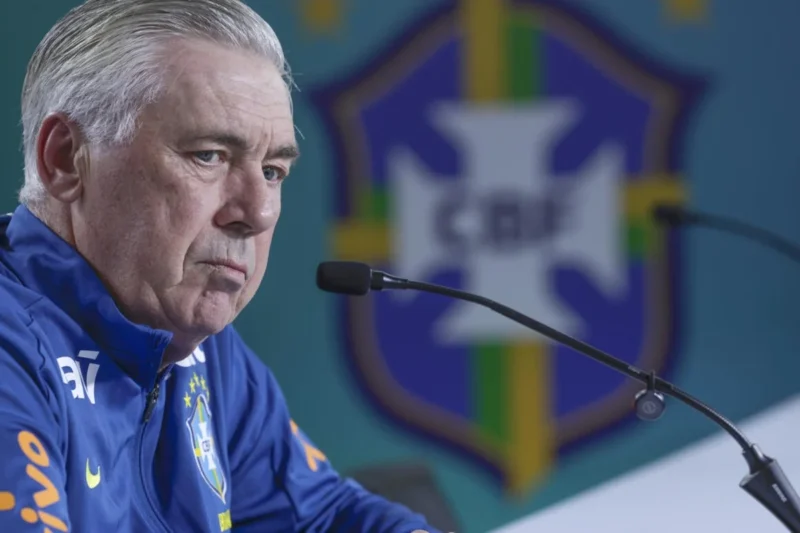 Carlo Ancelotti, técnico de la selección brasileña