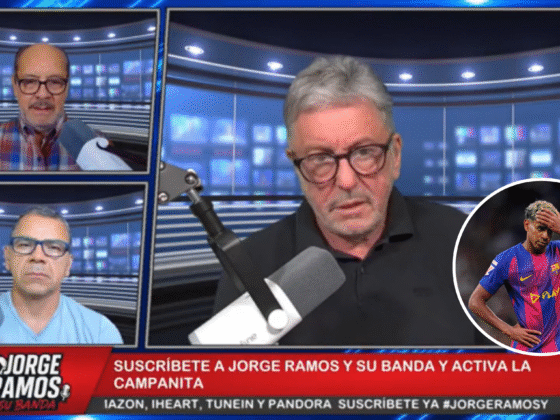Jorge Ramos y su Banda analizan la polémica entre el Barcelona y España por Lamine Yamal. Captura de pantalla.