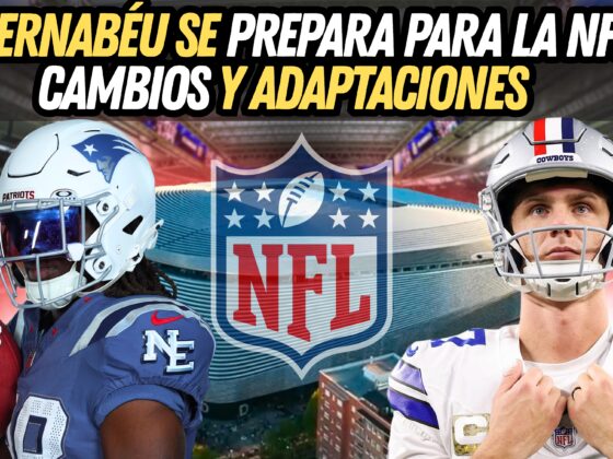 VIDEO: El Bernabéu se prepara para la NFL: cambios y adaptaciones