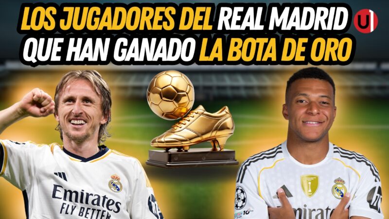 VIDEO: Los jugadores del Real Madrid que han ganado la Bota de Oro