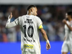 Neymar Jr., Jugador del Santos de Brasil