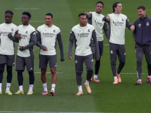 Entrenamiento del Real Madrid