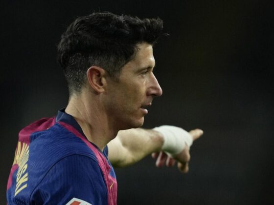 Robert Lewandowski, delantero del Club Barcelona