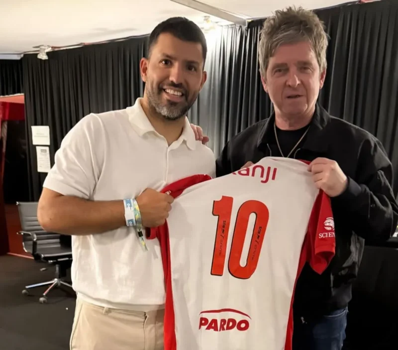 Kun Agüero y Noel Gallagher, una amistad "citizen"