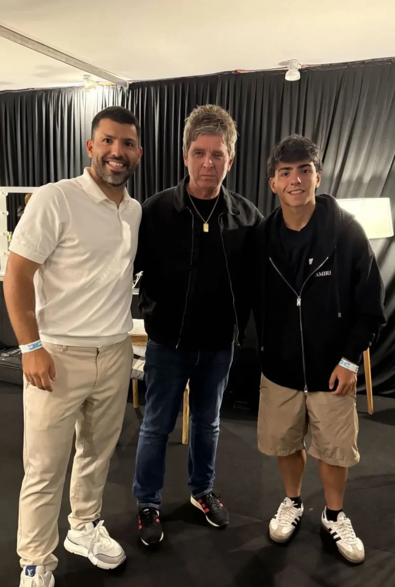 Kun Agüero y Noel Gallagher, una amistad "citizen"